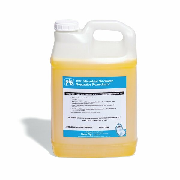 Pig Microbial Oil-Water Separator Remediator, Remediator, 2 2.5 gal. Container, 2PK CLN941